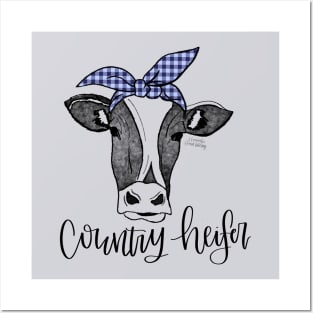 Country Heifer Posters and Art